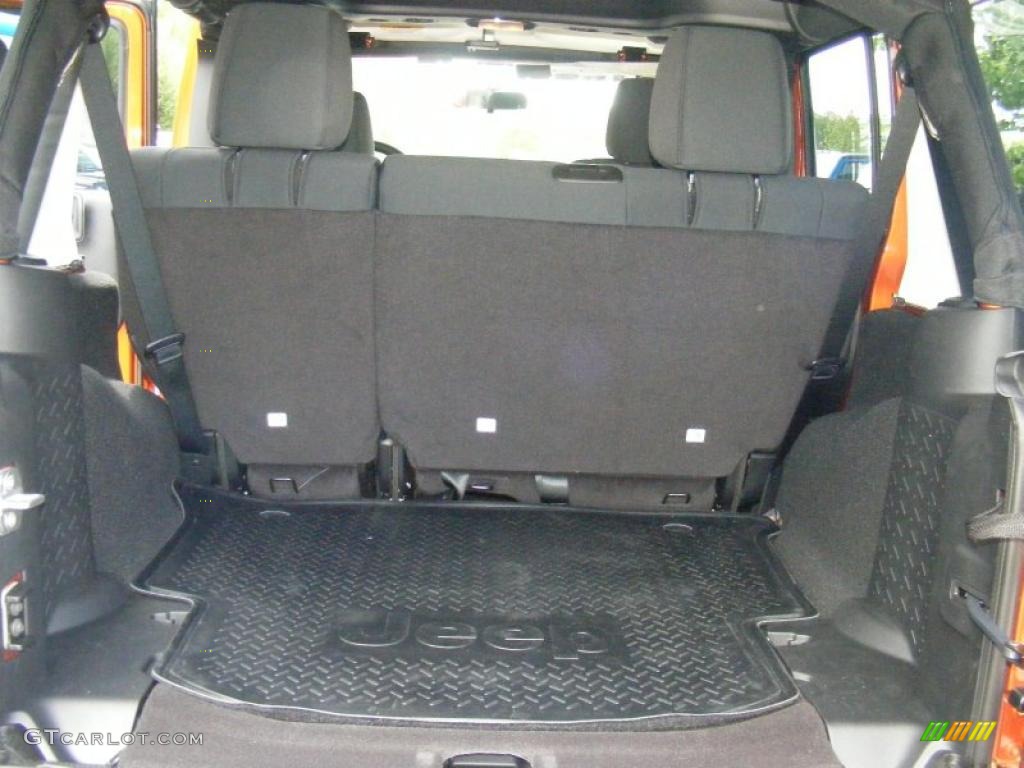 2011 Wrangler Unlimited Sport 4x4 - Mango Tango Pearl / Black photo #7