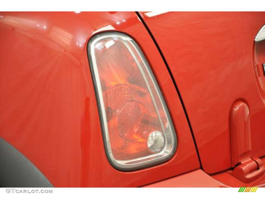 2005 Cooper Convertible - Chili Red / Space Grey/Panther Black photo #7