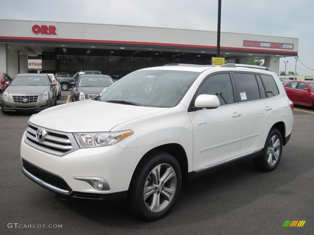 2011 Highlander Limited - Blizzard White Pearl / Sand Beige photo #1