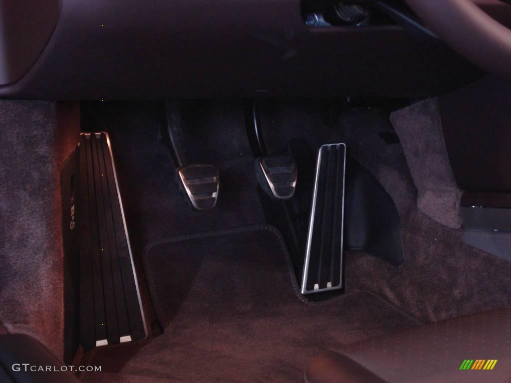2008 911 Turbo Cabriolet - GT Silver Metallic / Cocoa Brown photo #18