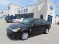 2008 Black Ford Focus SES Coupe  photo #1