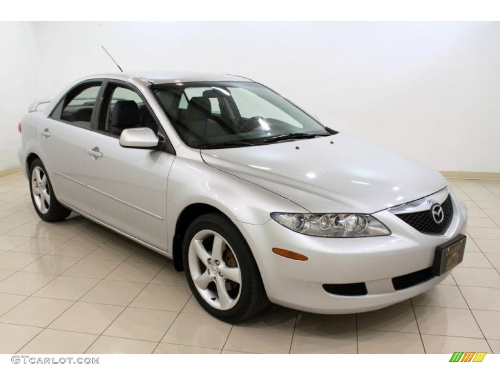 2005 MAZDA6 i Sedan - Glacier Silver Metallic / Gray photo #1