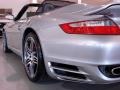 2008 GT Silver Metallic Porsche 911 Turbo Cabriolet  photo #30