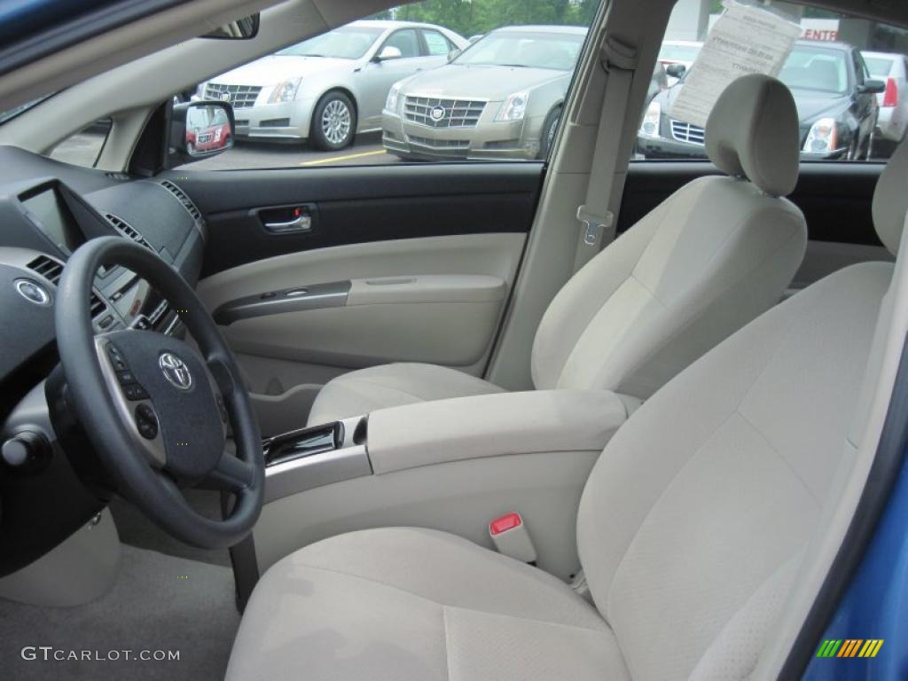 2007 Prius Hybrid - Seaside Blue Pearl / Bisque Beige photo #10