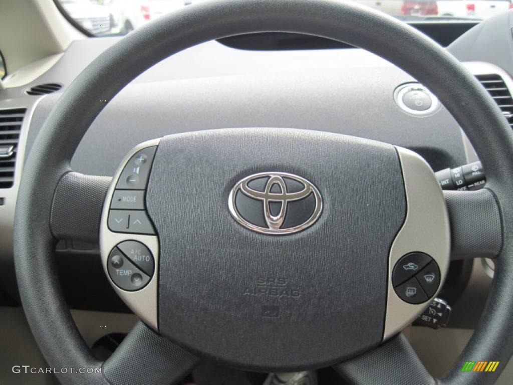 2007 Prius Hybrid - Seaside Blue Pearl / Bisque Beige photo #17