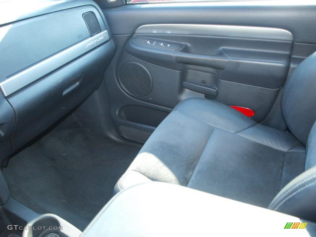 Dark Slate Gray Interior 2005 Dodge Ram 1500 SRT-10 Regular Cab Photo #49178762