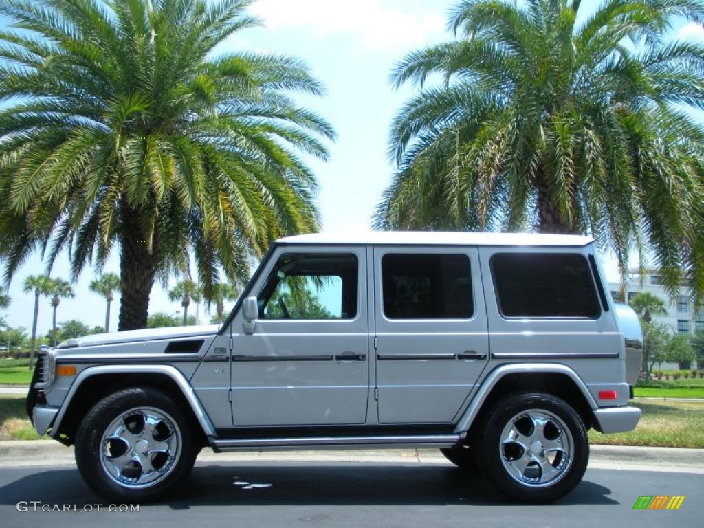 2002 G 500 - Brilliant Silver Metallic / Black photo #1