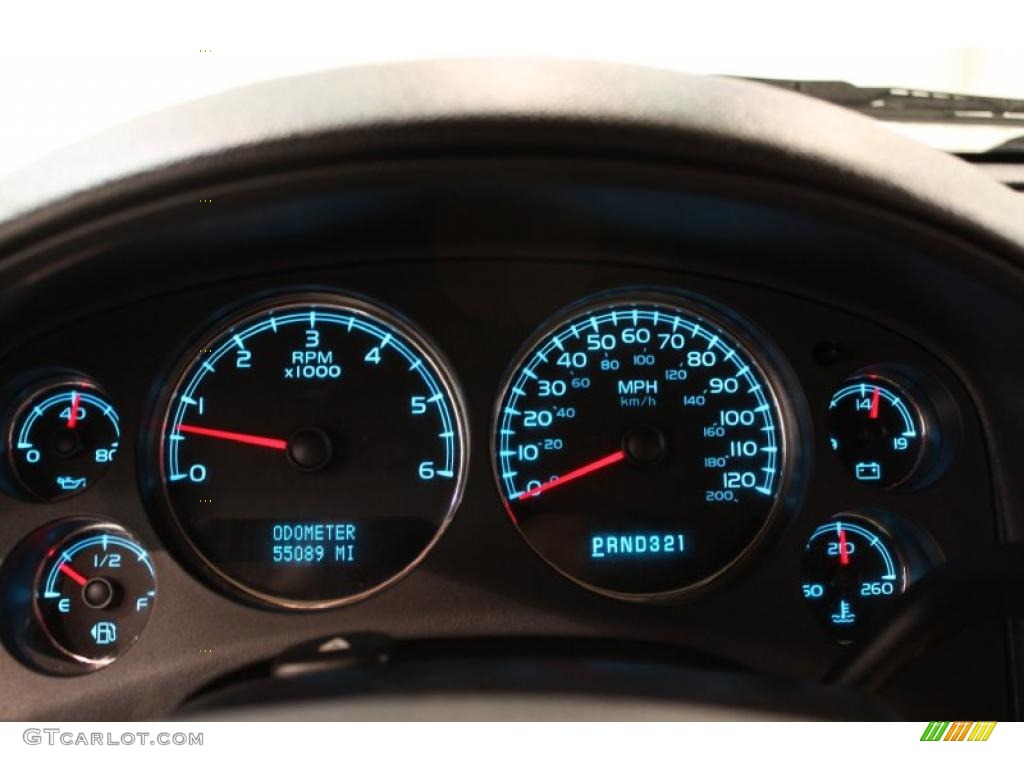 2008 Chevrolet Avalanche LTZ 4x4 Gauges Photo #49179422