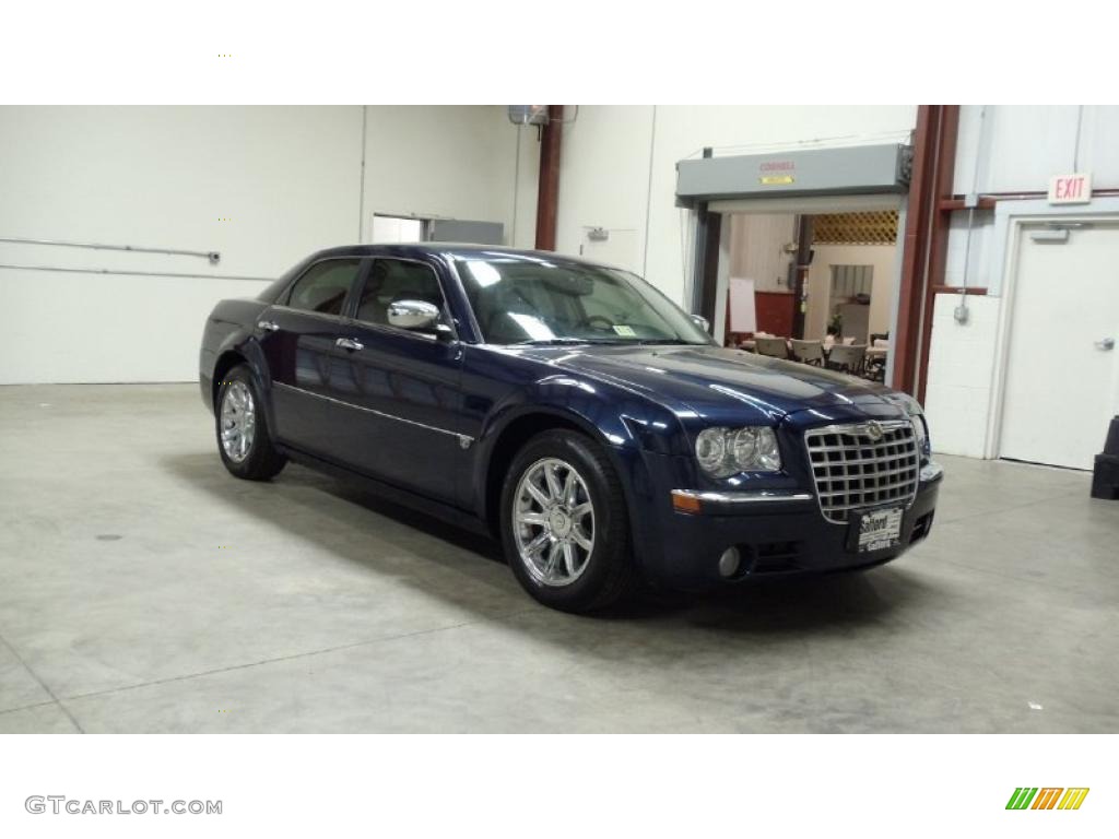 2006 300 C HEMI - Midnight Blue Pearlcoat / Dark Slate Gray/Light Graystone photo #3