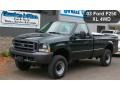 2003 Dark Highland Green Metallic Ford F250 Super Duty XL Regular Cab 4x4  photo #1