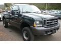 2003 Dark Highland Green Metallic Ford F250 Super Duty XL Regular Cab 4x4  photo #8