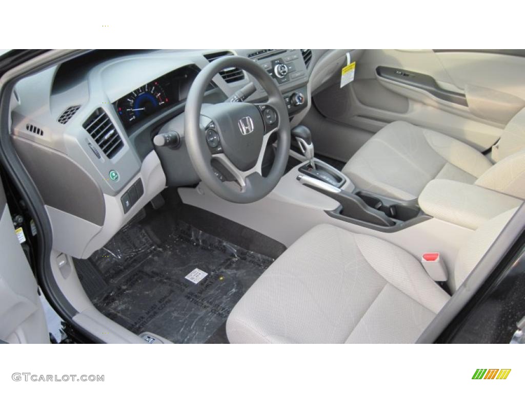 Gray Interior 2012 Honda Civic EX Sedan Photo #49180214
