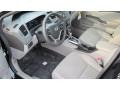 Gray 2012 Honda Civic EX Sedan Interior Color
