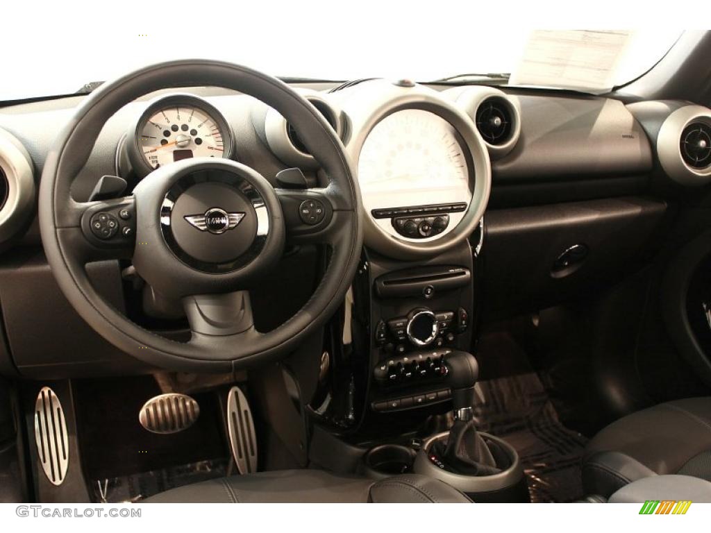 2011 Mini Cooper S Countryman All4 AWD Carbon Black Dashboard Photo #49180268