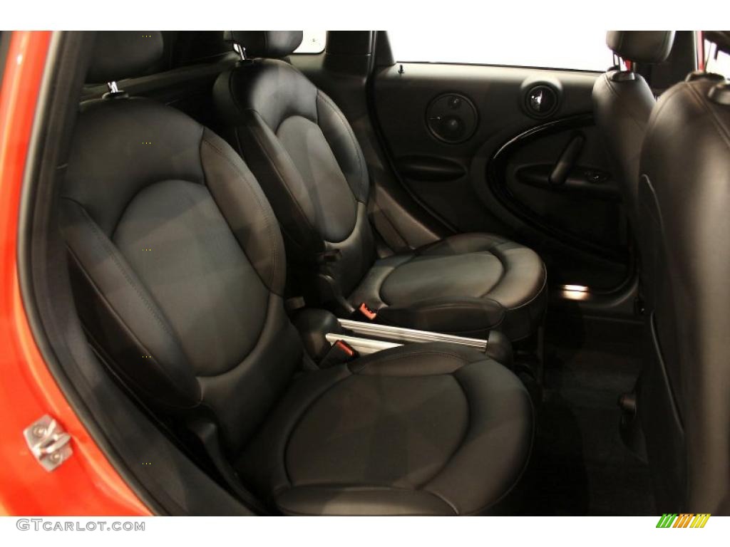 Carbon Black Interior 2011 Mini Cooper S Countryman All4 AWD Photo #49180397