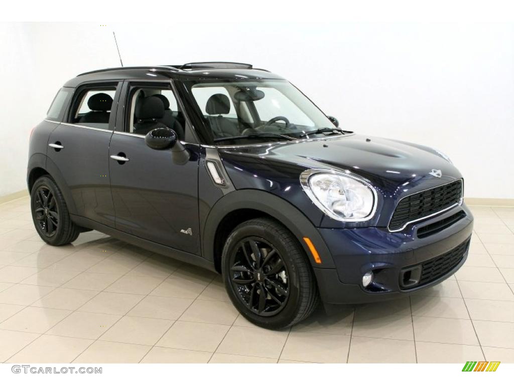 2011 Cooper S Countryman All4 AWD - Cosmic Blue / Carbon Black photo #1