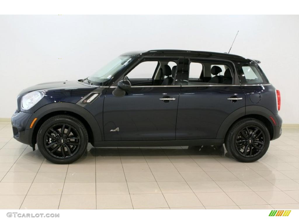 Cosmic Blue 2011 Mini Cooper S Countryman All4 AWD Exterior Photo #49180610