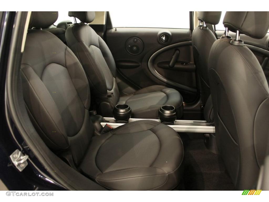 Carbon Black Interior 2011 Mini Cooper S Countryman All4 AWD Photo #49180808