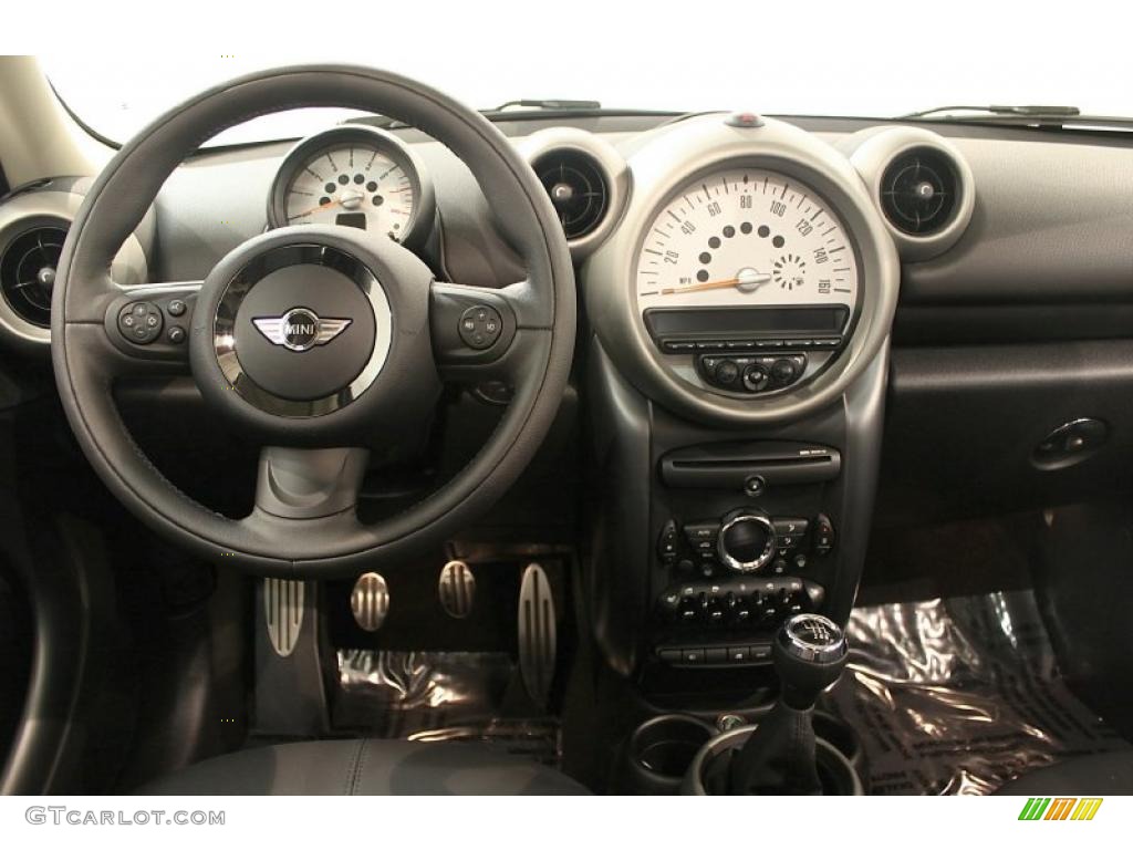2011 Mini Cooper S Countryman All4 AWD Carbon Black Dashboard Photo #49180838