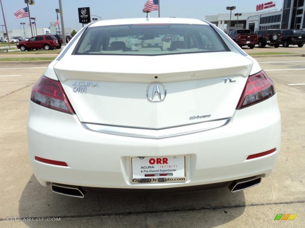 2012 TL 3.7 SH-AWD Technology - Bellanova White Pearl / Taupe photo #6
