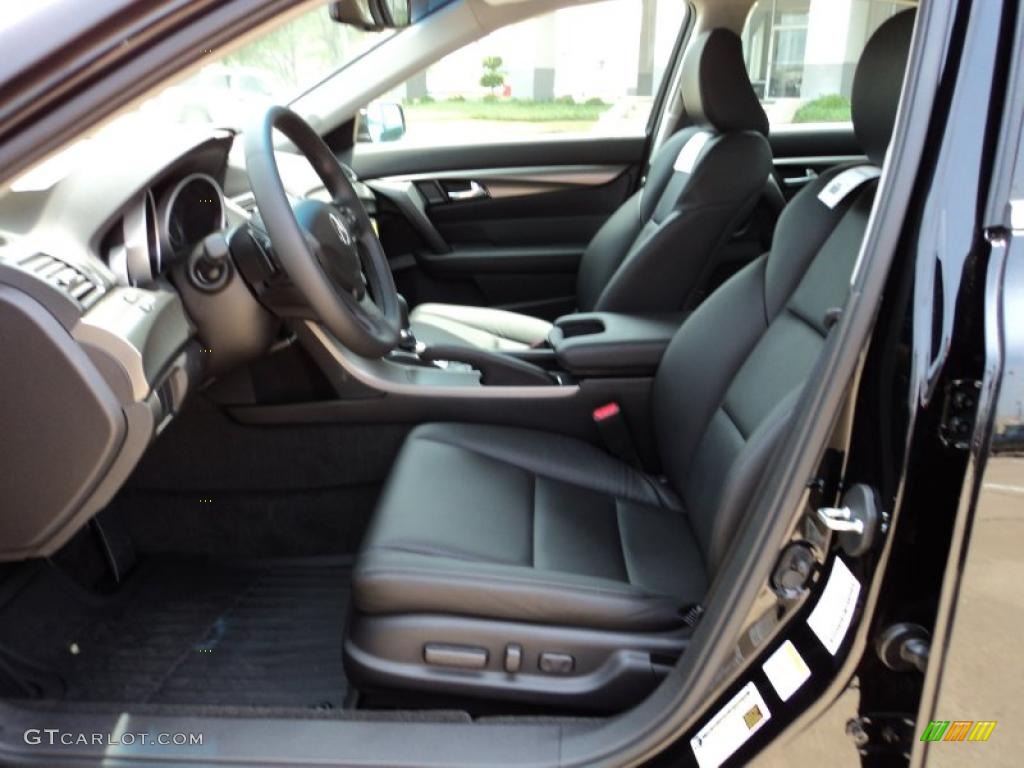 Ebony Interior 2012 Acura TL 3.5 Technology Photo #49181492