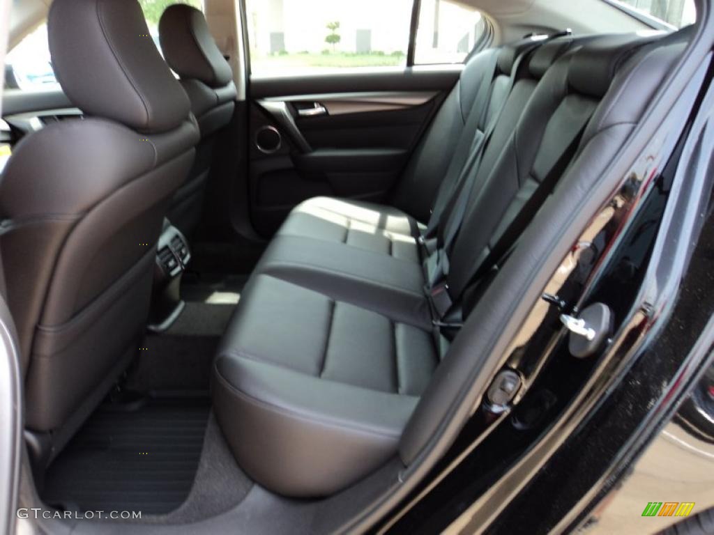 Ebony Interior 2012 Acura TL 3.5 Technology Photo #49181507