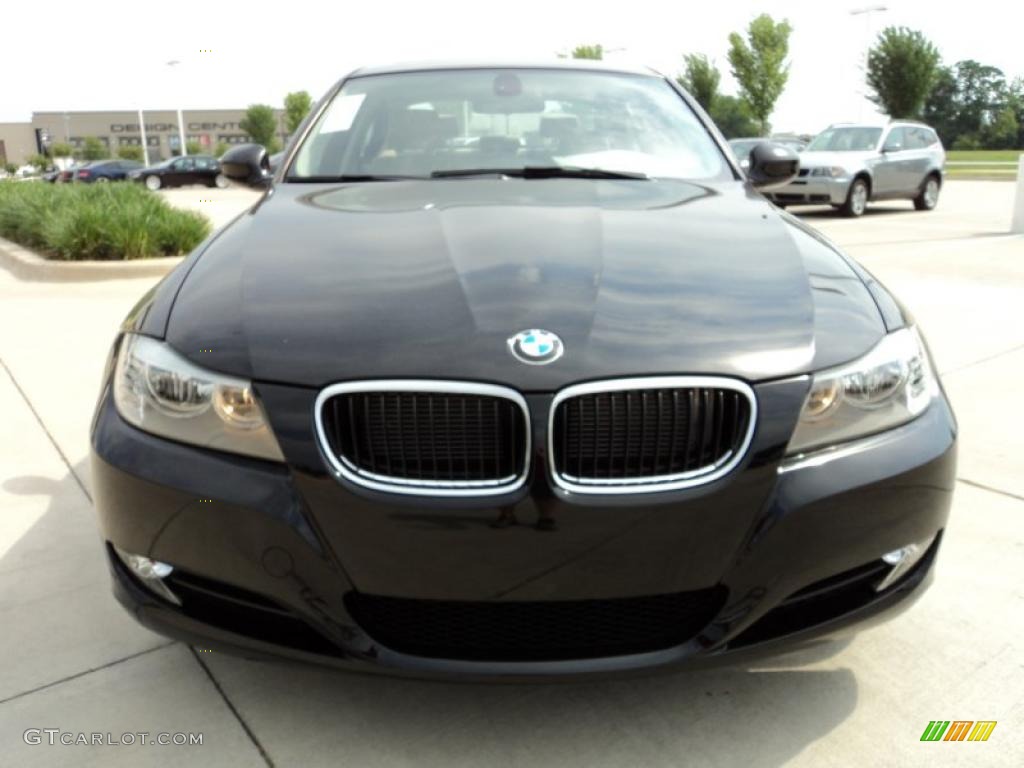 2011 3 Series 328i Sedan - Jet Black / Oyster/Black Dakota Leather photo #5