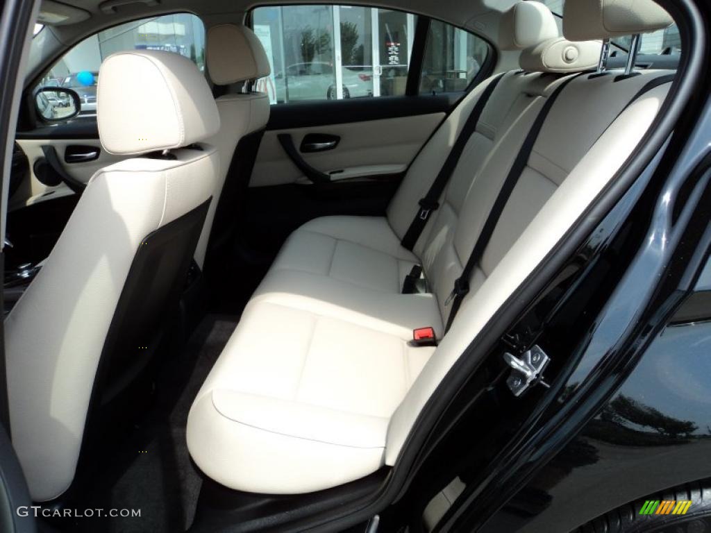 2011 3 Series 328i Sedan - Jet Black / Oyster/Black Dakota Leather photo #8