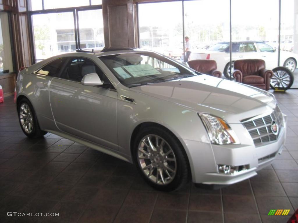 Radiant Silver Metallic 2011 Cadillac CTS Coupe Exterior Photo #49182929