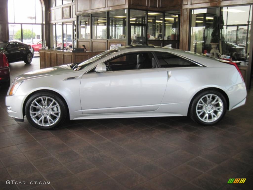 Radiant Silver Metallic 2011 Cadillac CTS Coupe Exterior Photo #49182941
