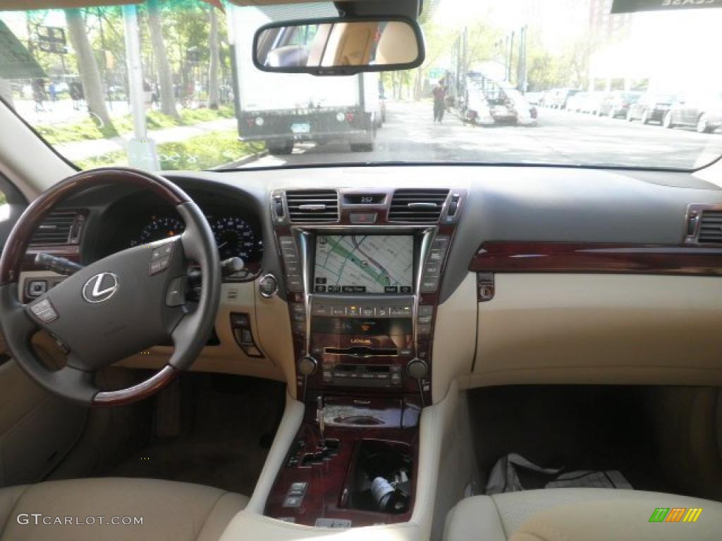 2008 Lexus LS 460 L Cashmere Dashboard Photo #49183010