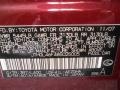  2008 LS 460 L Noble Spinel Red Mica Color Code 3R7