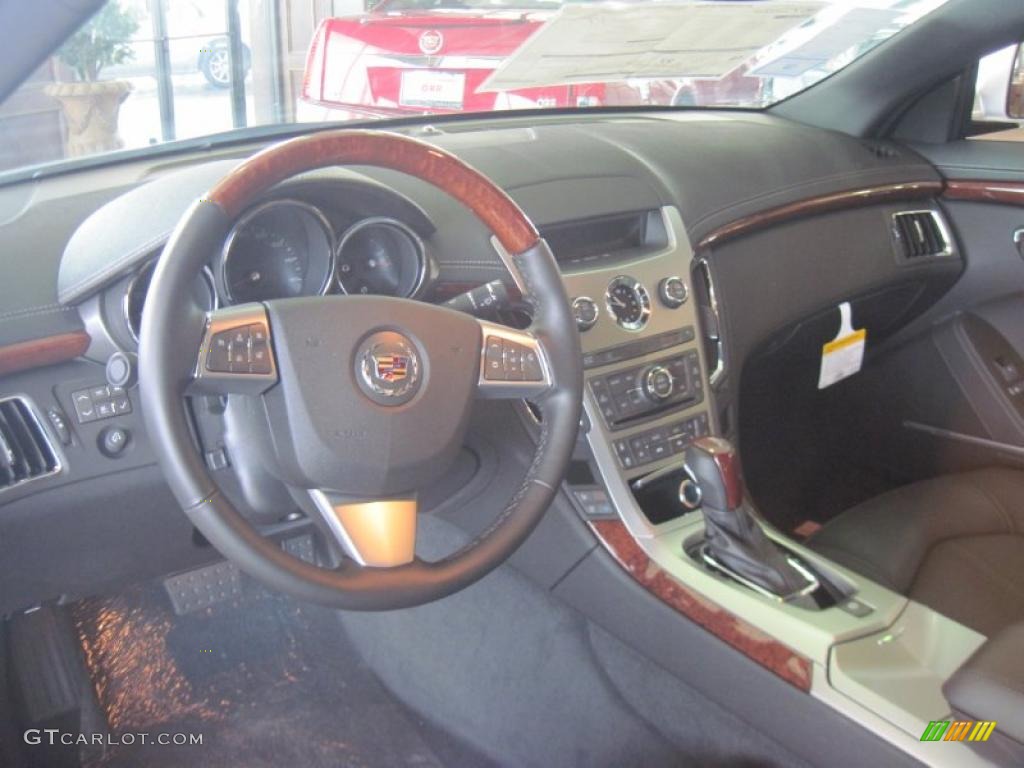 2011 Cadillac CTS Coupe Ebony Dashboard Photo #49183118