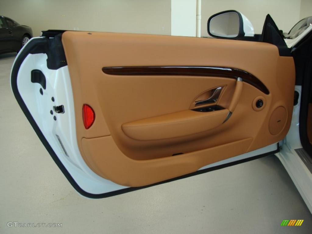 2011 Maserati GranTurismo Convertible GranCabrio Cuoio Door Panel Photo #49183451