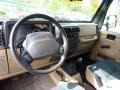 Dashboard of 2002 Wrangler Sahara 4x4