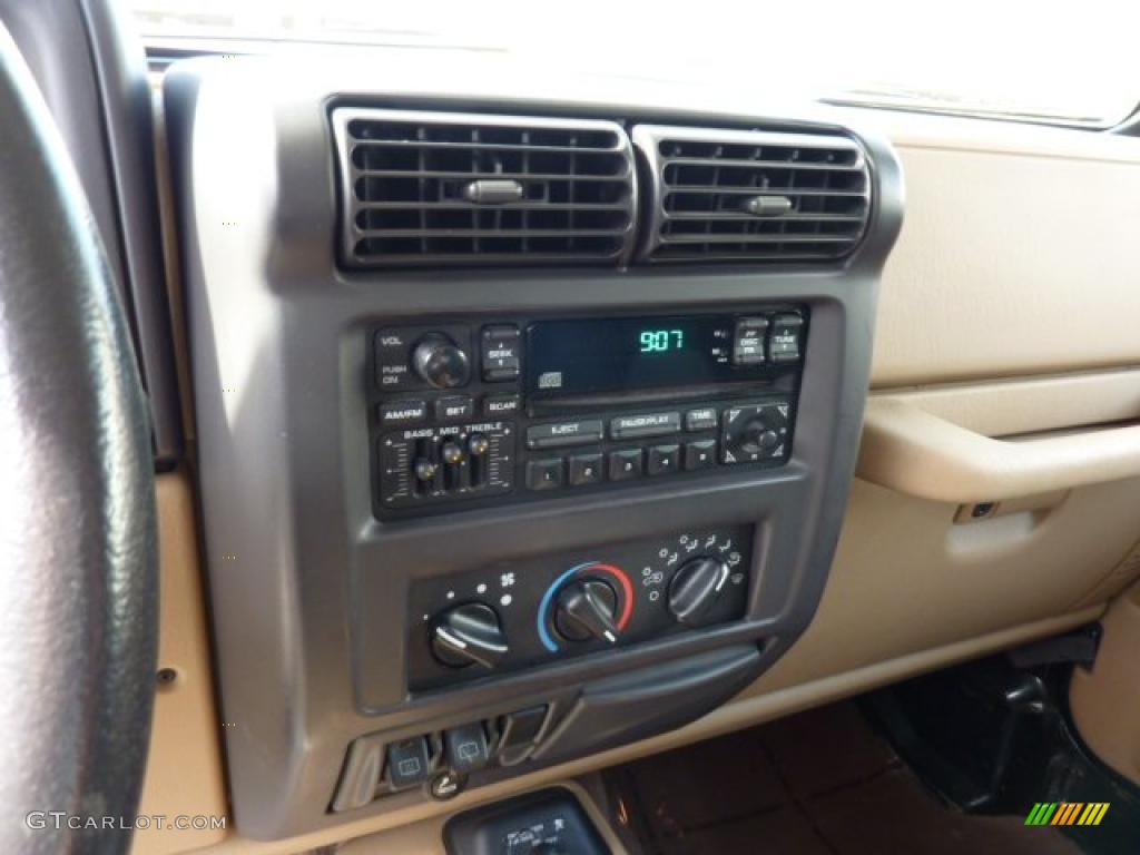 2002 Jeep Wrangler Sahara 4x4 Controls Photo #49183925