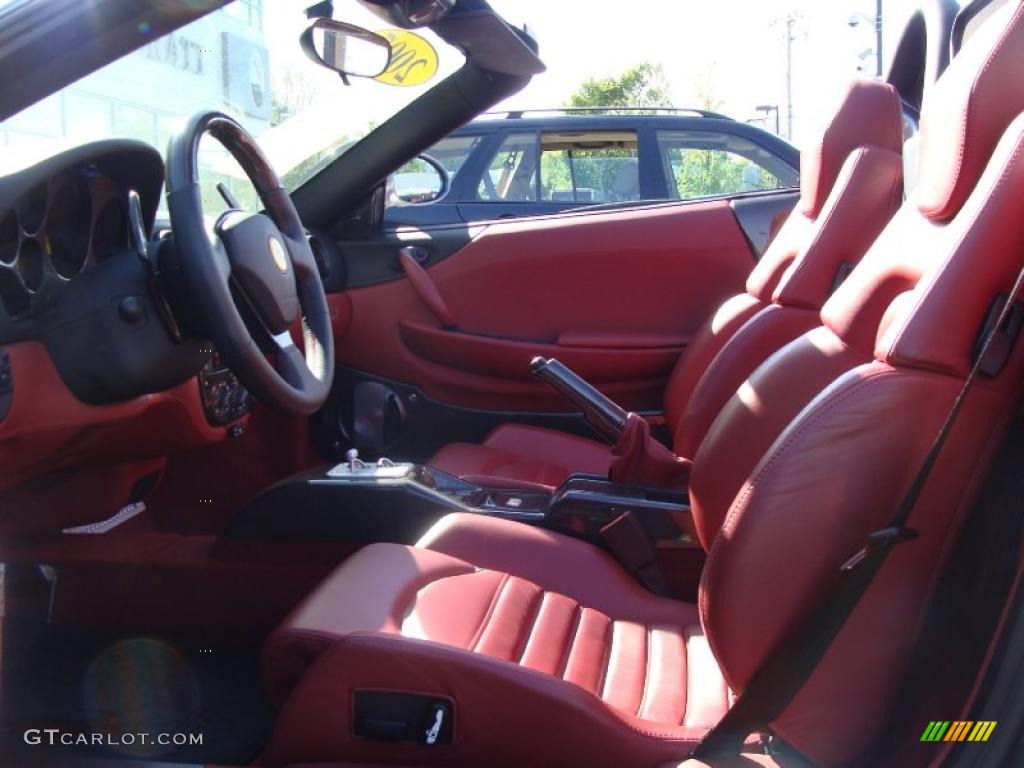 Bordeaux Interior 2005 Ferrari 360 Spider F1 Photo #49184225