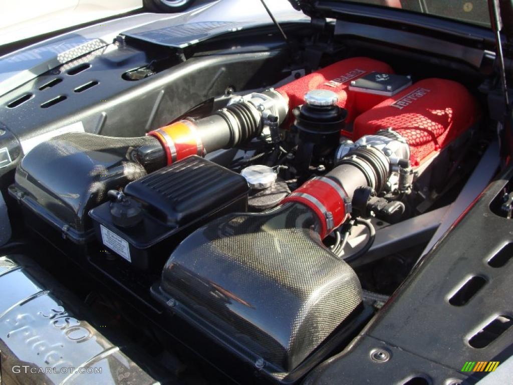 2005 Ferrari 360 Spider F1 3.6 Liter DOHC 40-Valve V8 Engine Photo #49184324