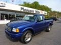 2003 Sonic Blue Metallic Ford Ranger Edge Regular Cab 4x4  photo #1