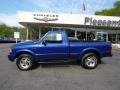 2003 Sonic Blue Metallic Ford Ranger Edge Regular Cab 4x4  photo #2