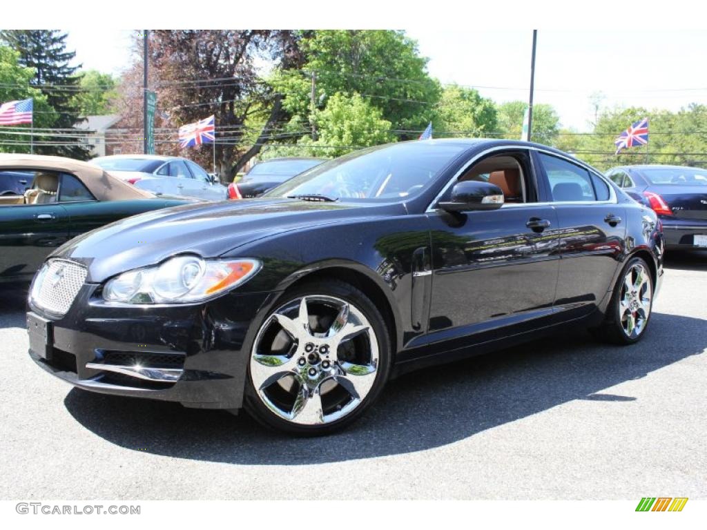 Midnight  Metallic Black 2009 Jaguar XF Supercharged Exterior Photo #49184411