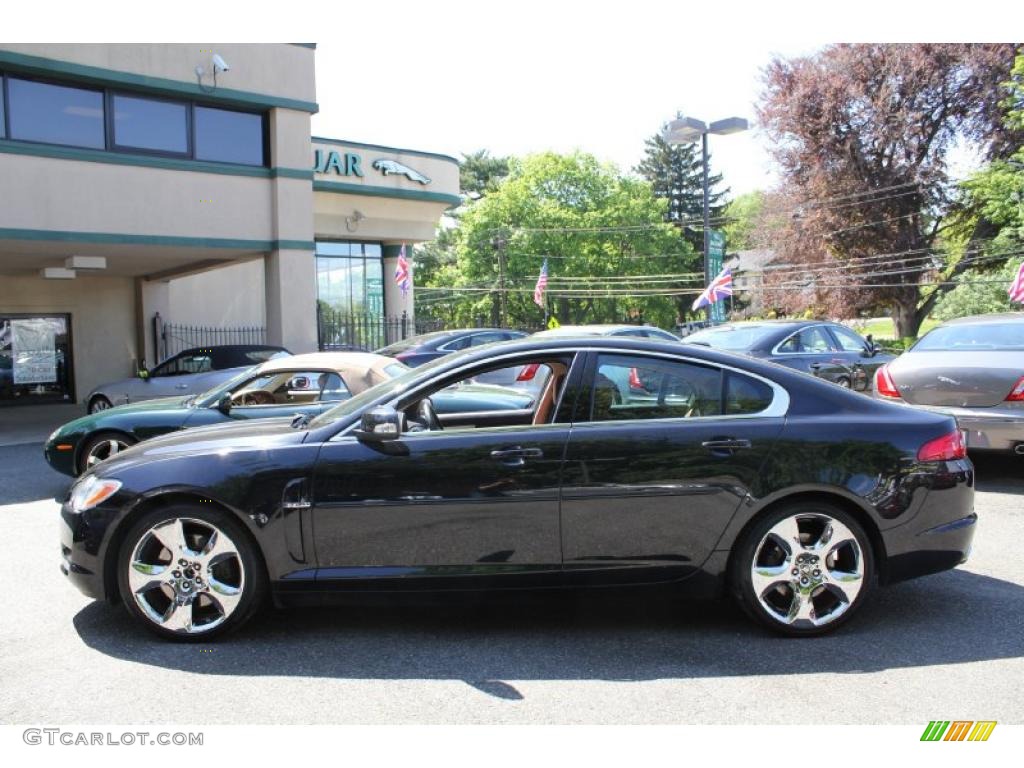 Midnight  Metallic Black 2009 Jaguar XF Supercharged Exterior Photo #49184420