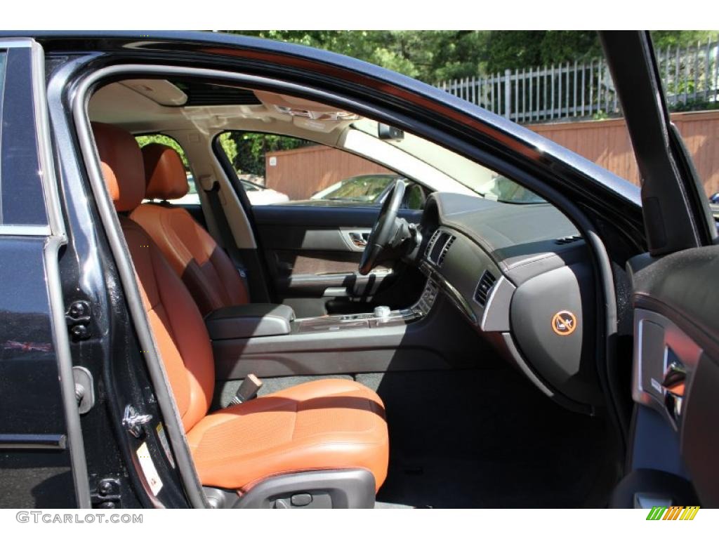 Spice/Charcoal Interior 2009 Jaguar XF Supercharged Photo #49184756