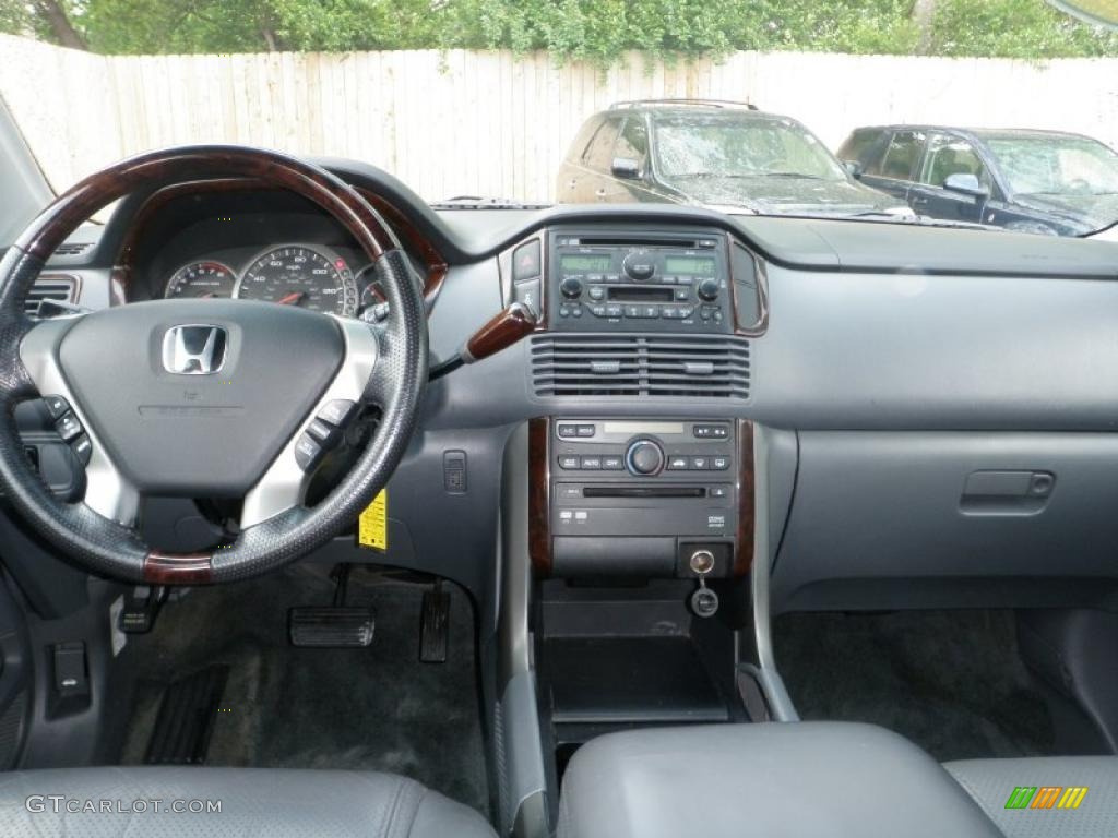 2003 Honda Pilot EX-L 4WD Gray Dashboard Photo #49185176