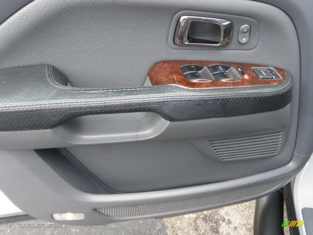 2003 Honda Pilot EX-L 4WD Gray Door Panel Photo #49185341