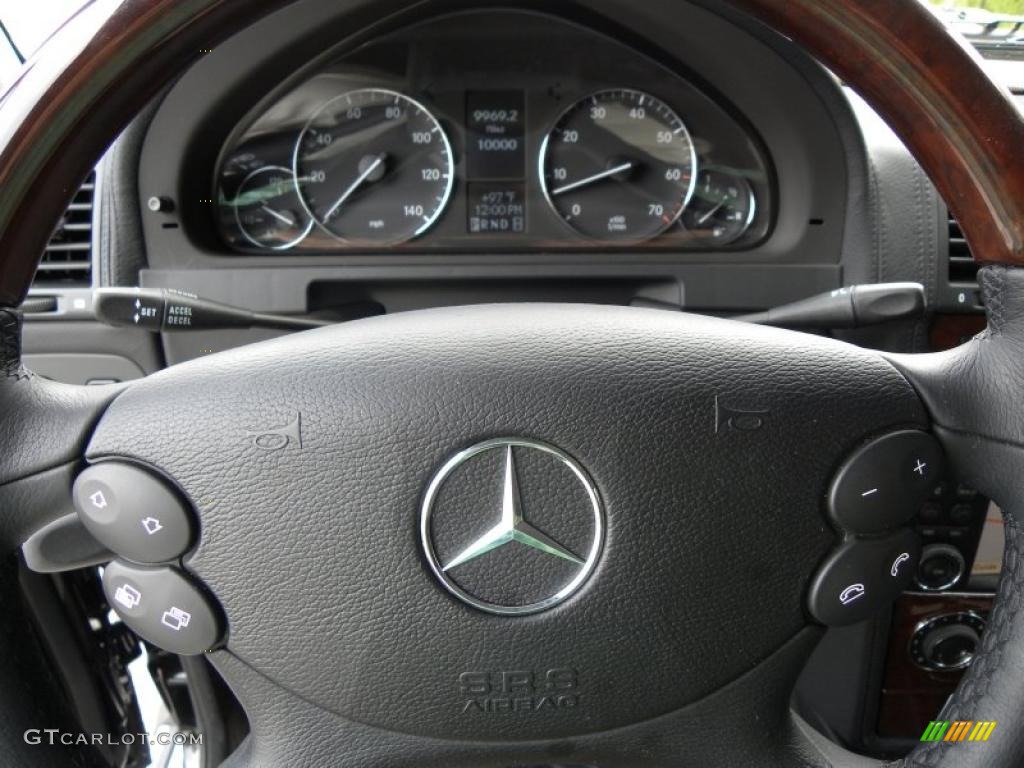 2010 Mercedes-Benz G 550 Black Steering Wheel Photo #49185854