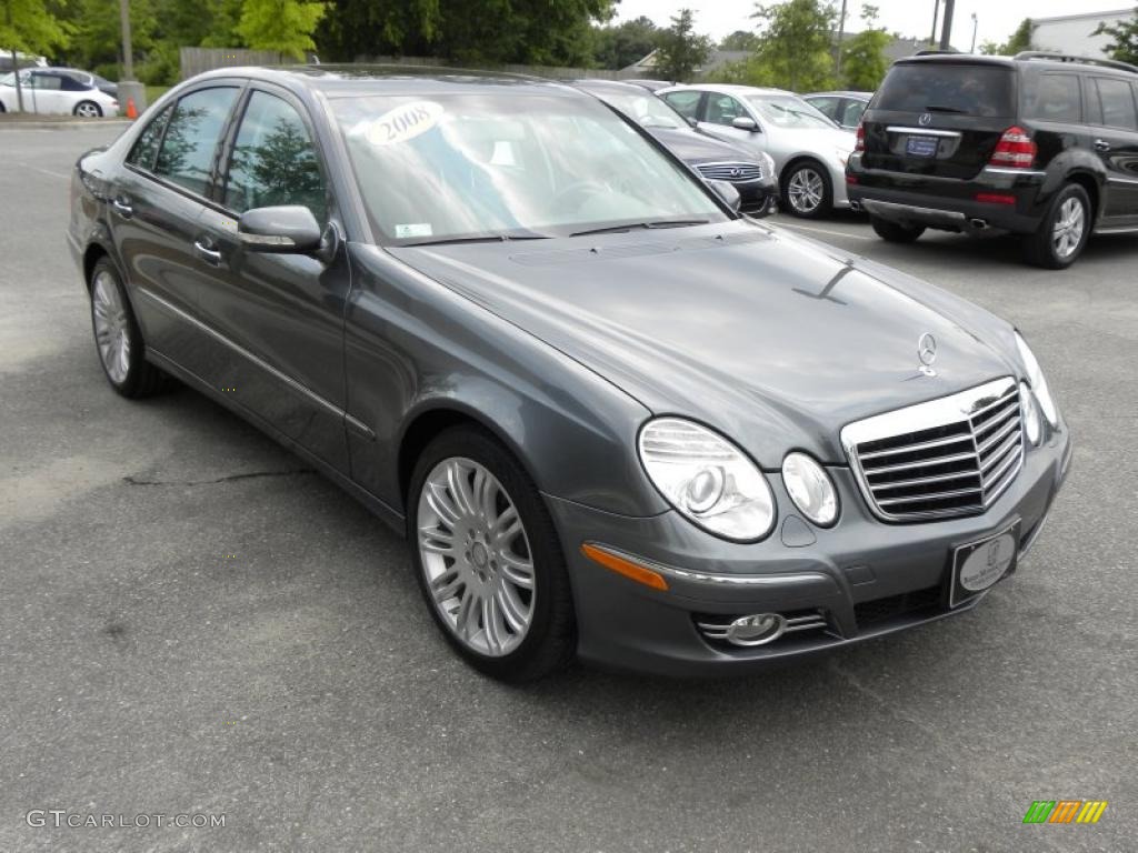 2008 E 350 4Matic Sedan - Flint Grey Metallic / Ash photo #1