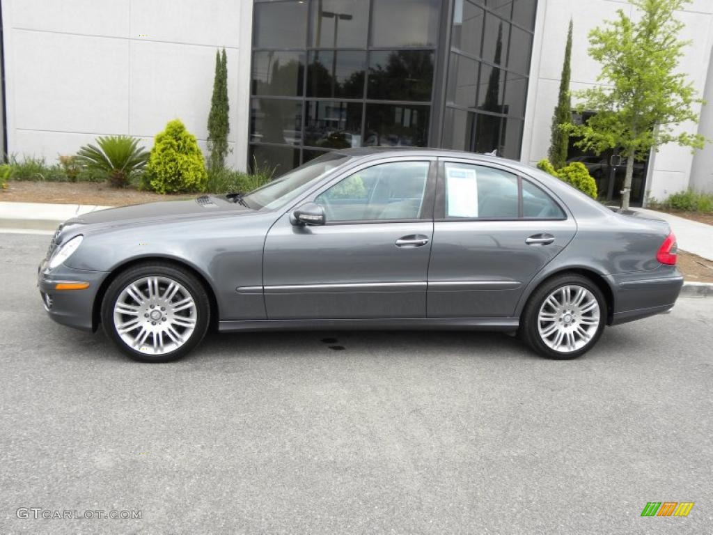 2008 E 350 4Matic Sedan - Flint Grey Metallic / Ash photo #2