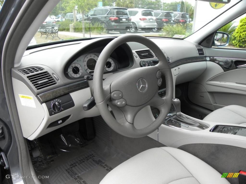 2008 E 350 4Matic Sedan - Flint Grey Metallic / Ash photo #3