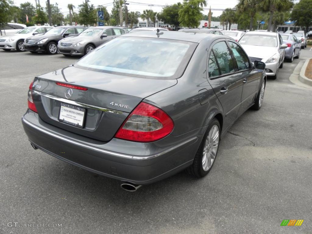 2008 E 350 4Matic Sedan - Flint Grey Metallic / Ash photo #14
